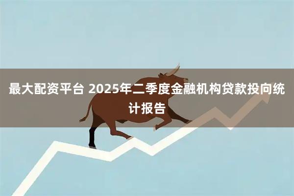 最大配资平台 2025年二季度金融机构贷款投向统计报告